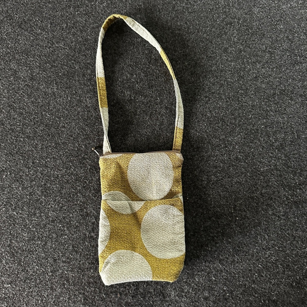 Maruca Boulder Colorado Tapestry Crossbody Bag Olive Green Polka Dot Small